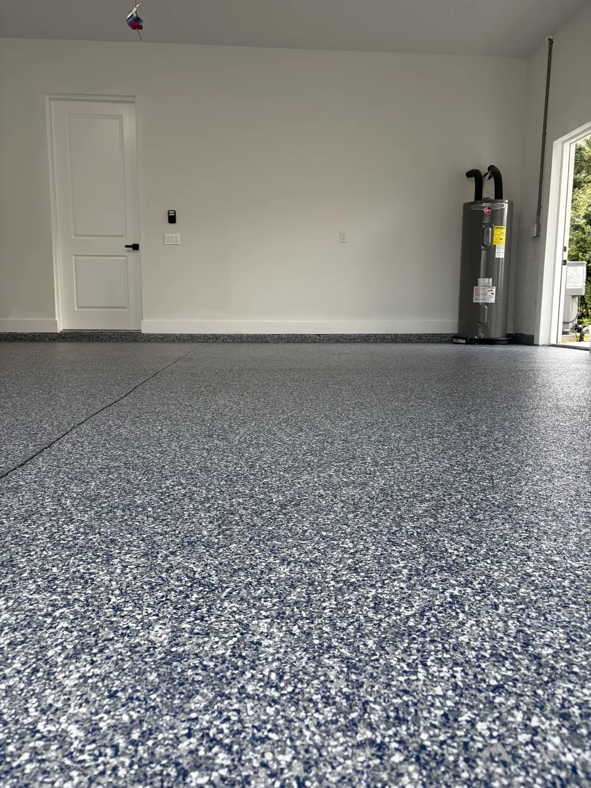 Close angle view of finished floor